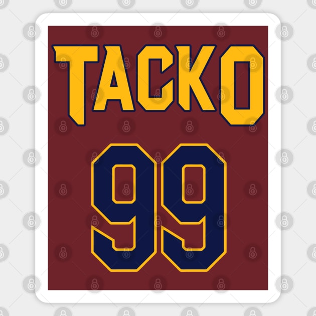 Tacko Fall Jersey (Front and Back Print) Magnet by darklordpug